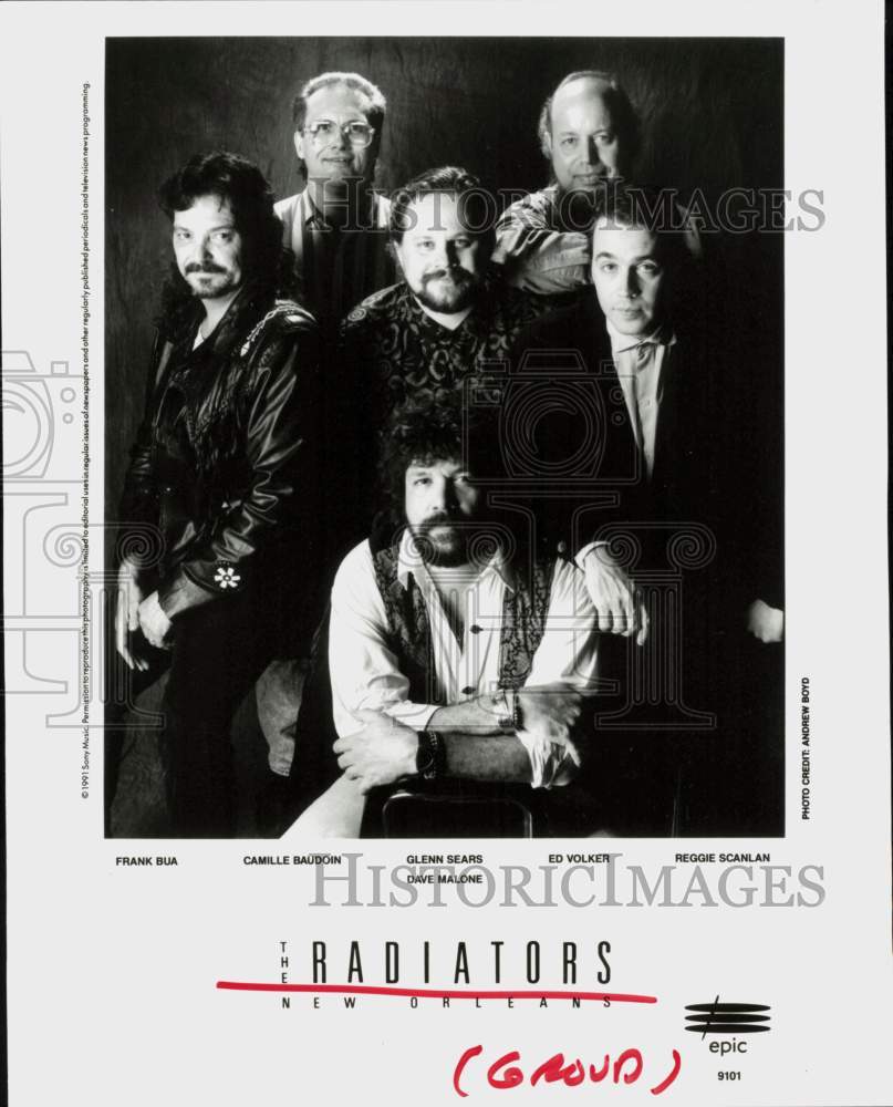 1991 Press Photo The Radiators, Music Group - hcq45564- Historic Images