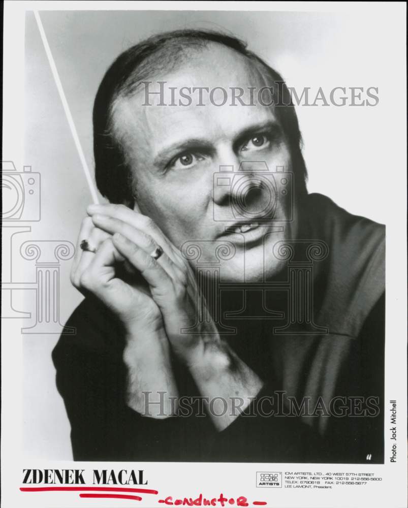 1993 Press Photo Conductor Zdenek Macal - hcq45569- Historic Images