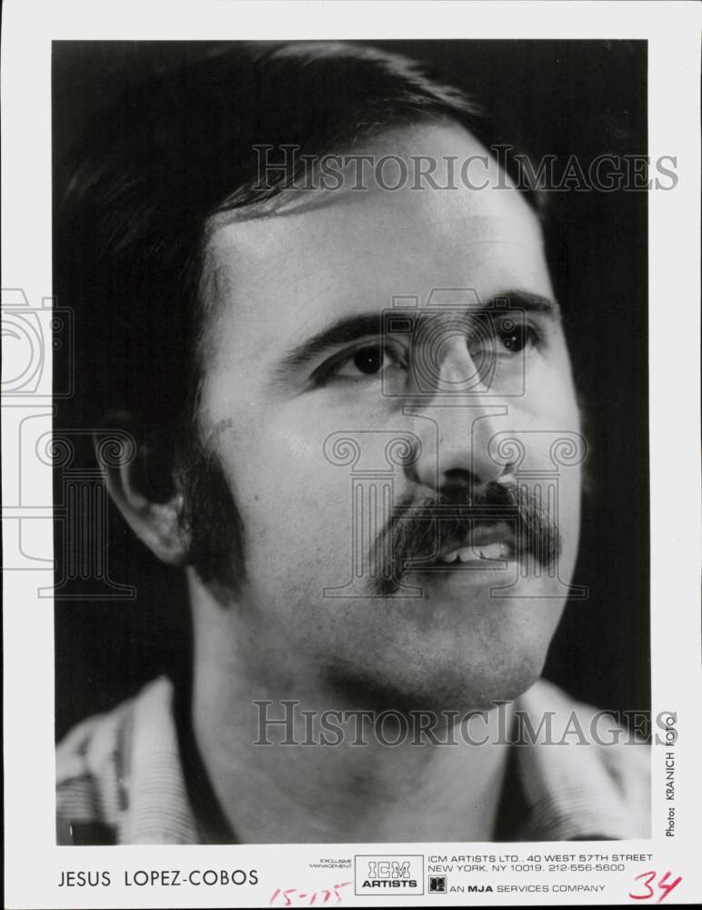 1978 Press Photo Jesus Lopez-Cobos, Spanish Conductor - hcq45574- Historic Images