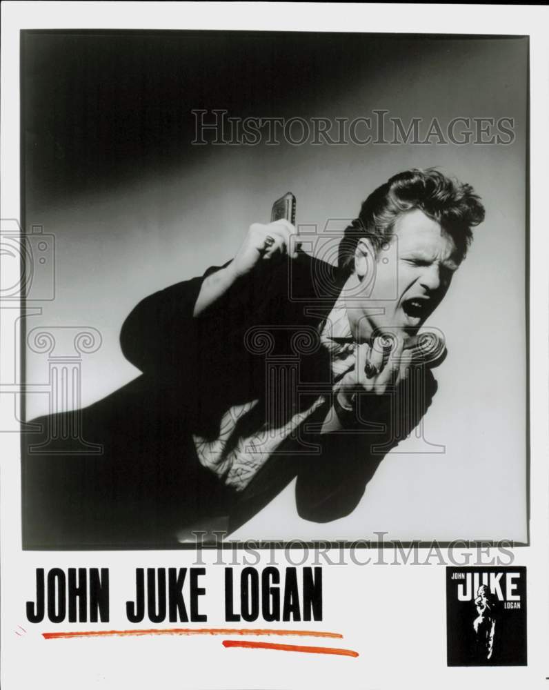 1989 Press Photo Singer John Juke Logan - hcq45576- Historic Images