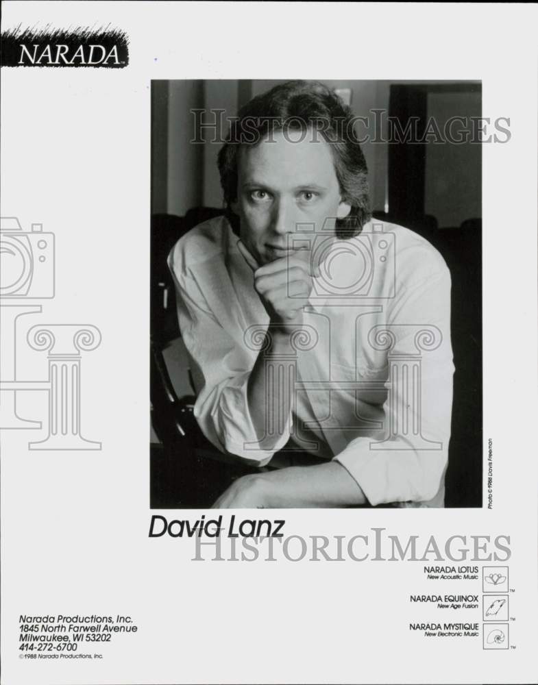 1988 Press Photo David Lanz - hcq45579- Historic Images