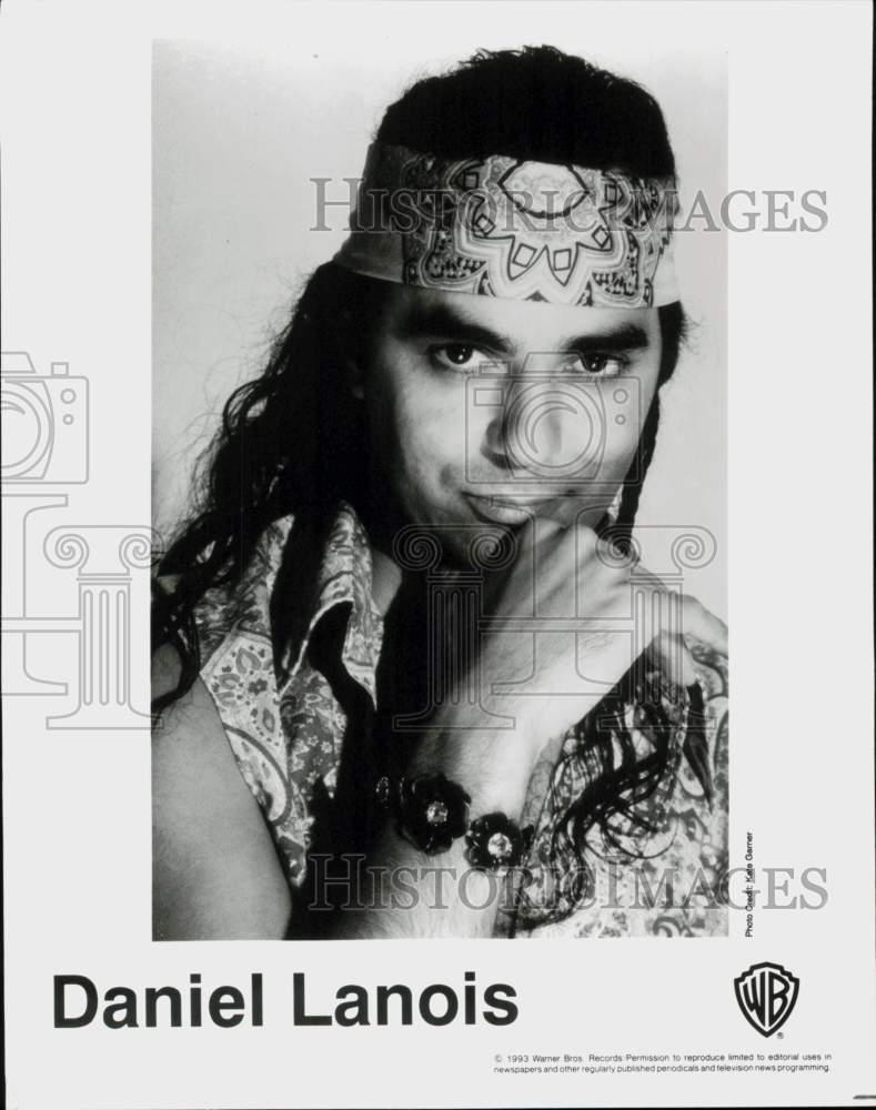 1989 Press Photo Daniel Lanois, recording artist - hcq45583- Historic Images