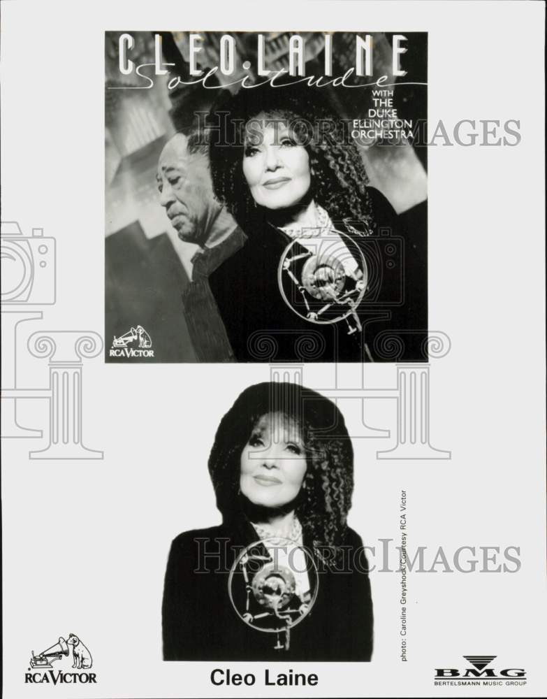 1995 Press Photo Singer Cleo Laine - hcq45590- Historic Images