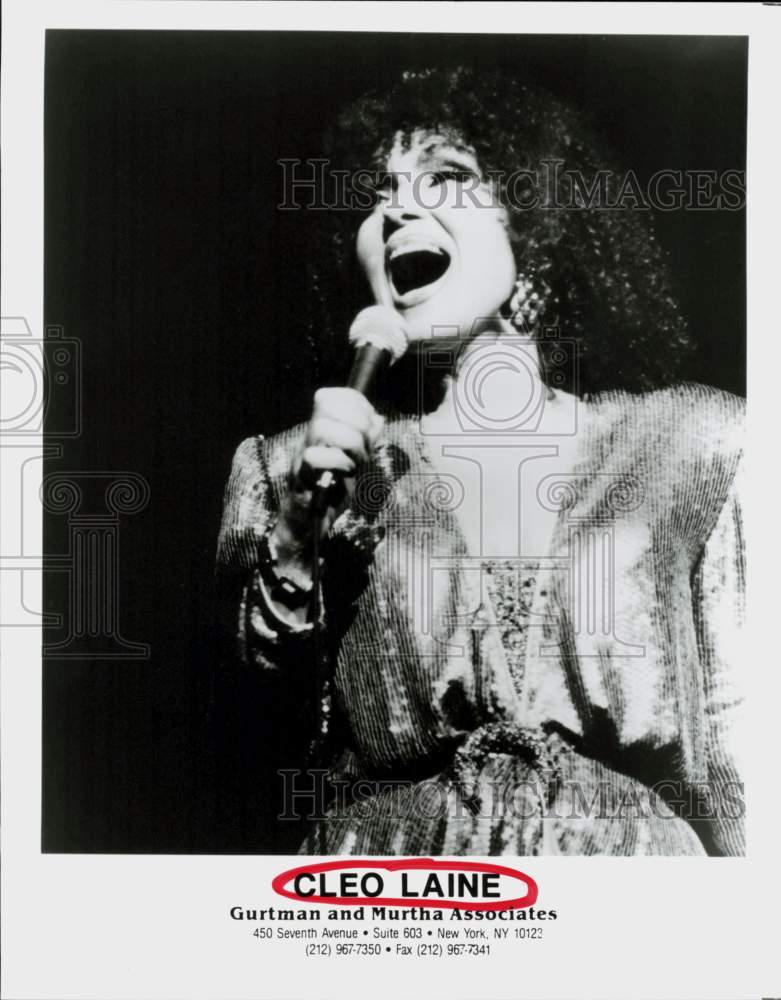 1995 Press Photo Singer Cleo Laine - hcq45591- Historic Images