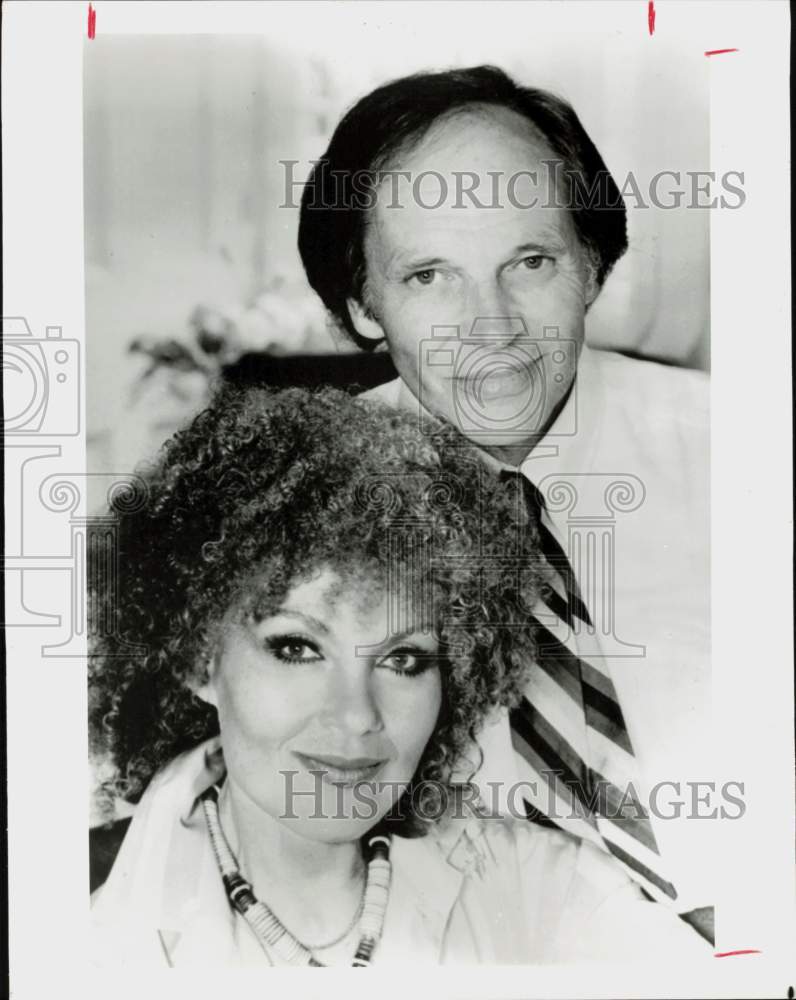 1985 Press Photo Singer Cleo Laine and Husband-Accompanist John Dankworth- Historic Images