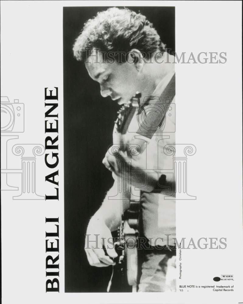 1993 Press Photo Musician Bireli Lagrene - hcq45598- Historic Images