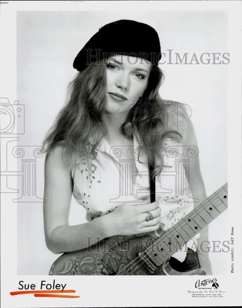 1992 Press Photo Musician Sue Foley - hcq45608- Historic Images