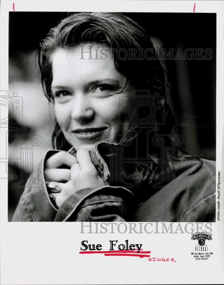 1995 Press Photo Singer Sue Foley - hcq45609- Historic Images