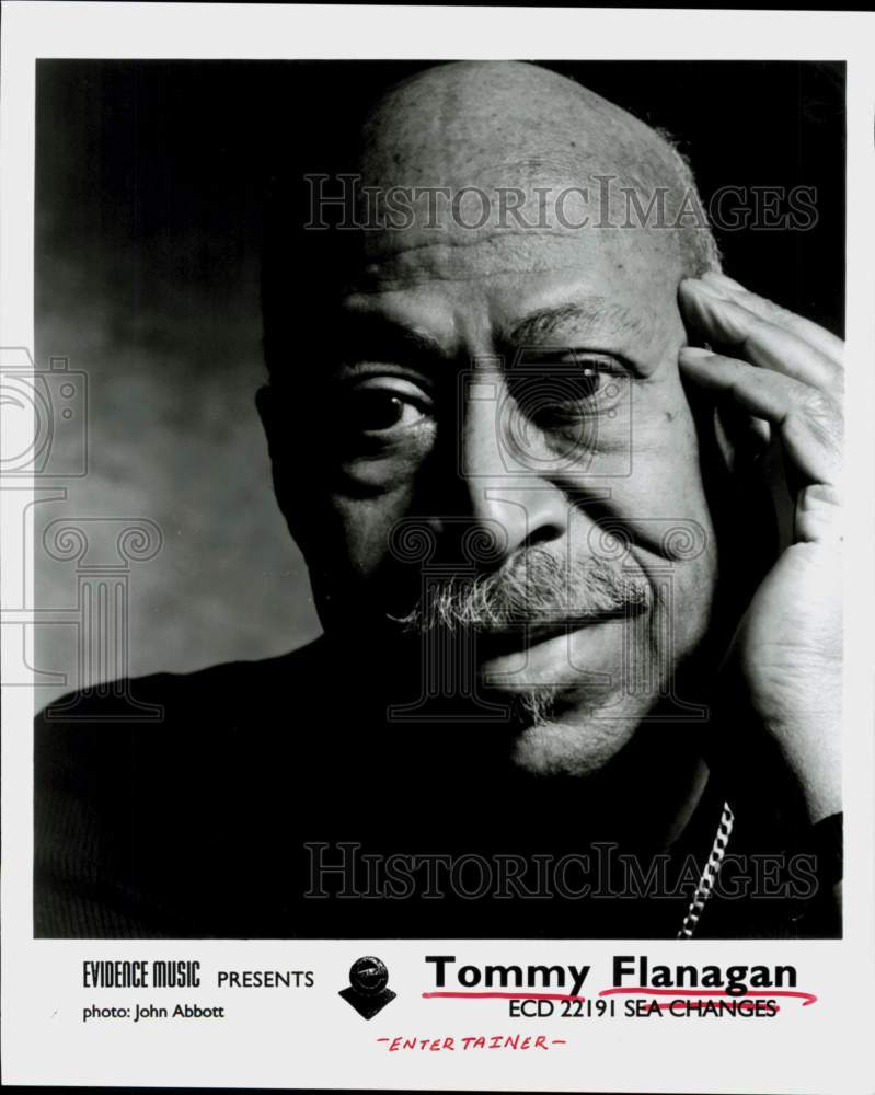 1997 Press Photo Entertainer Tommy Flanagan, &quot;Sea Changes&quot; - hcq45624- Historic Images