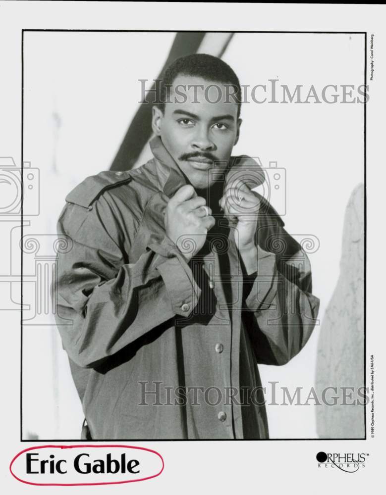 1989 Press Photo Singer Eric Gable - hcq45639- Historic Images