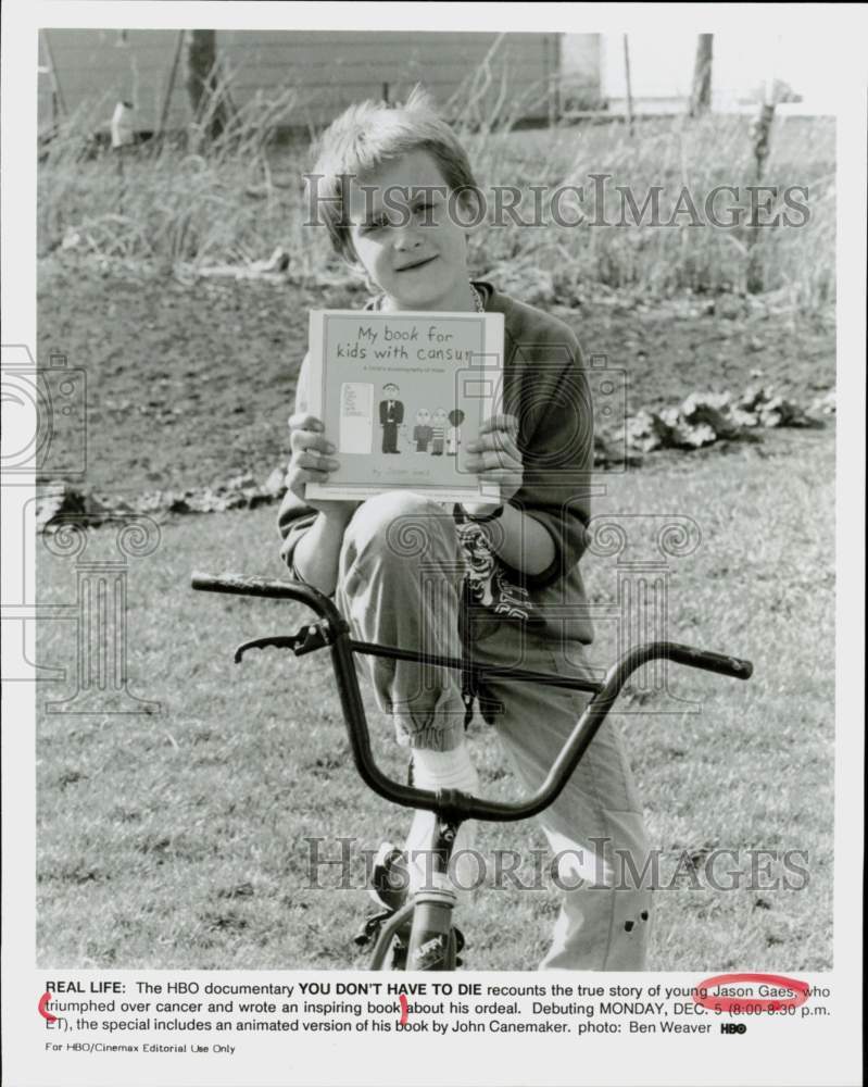 1988 Press Photo Jason Gaes in &quot;You Don&#39;t Have to Die&quot; Documentary - hcq45647- Historic Images