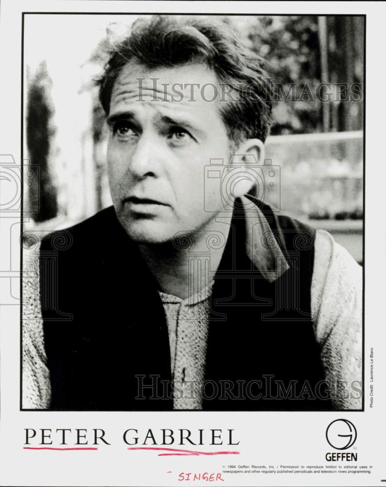 1994 Press Photo Singer Peter Gabriel - hcq45648- Historic Images