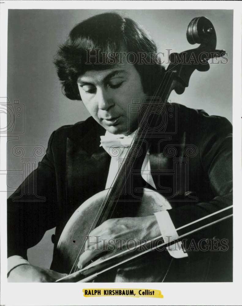 1982 Press Photo Cellist Ralph Kirshbaum - hcq45659- Historic Images