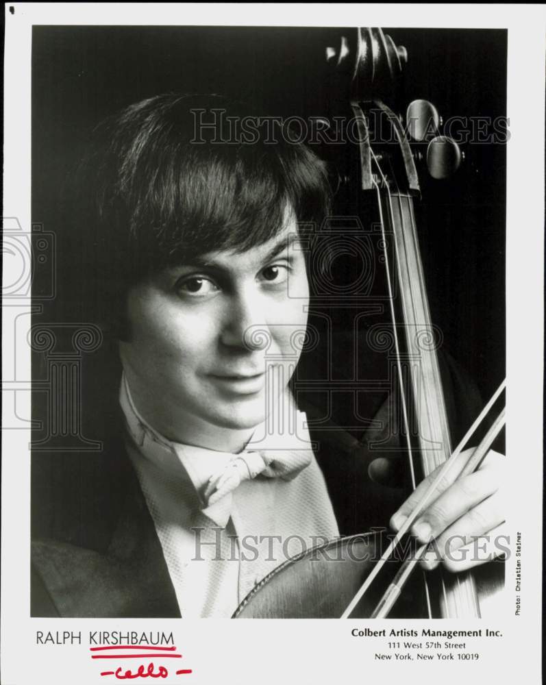 1986 Press Photo Cellist Ralph Kirshbaum - hcq45660- Historic Images