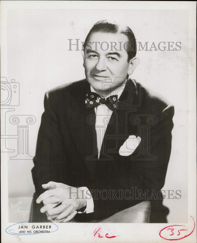 1958 Press Photo Jan Garber, Orchestra Leader - hcq45684- Historic Images