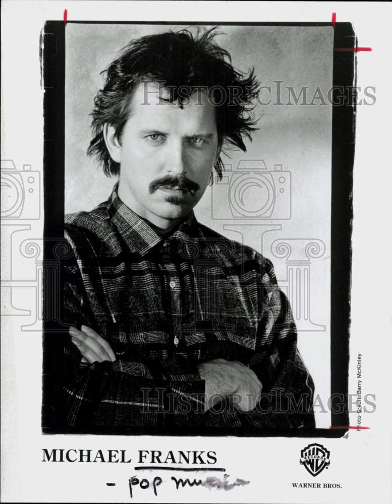 1985 Press Photo Michael Franks, Pop Music - hcq45688- Historic Images