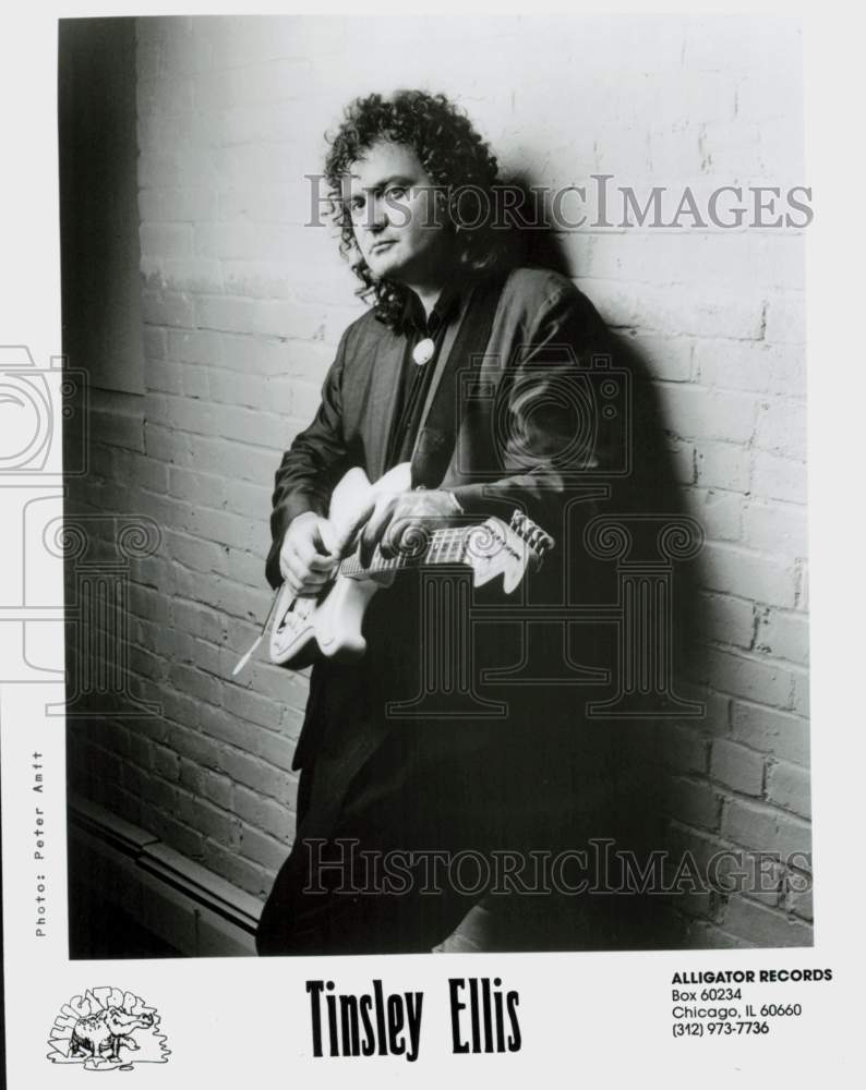 1989 Press Photo Singer-Musician Tinsley Ellis - hcq45713- Historic Images