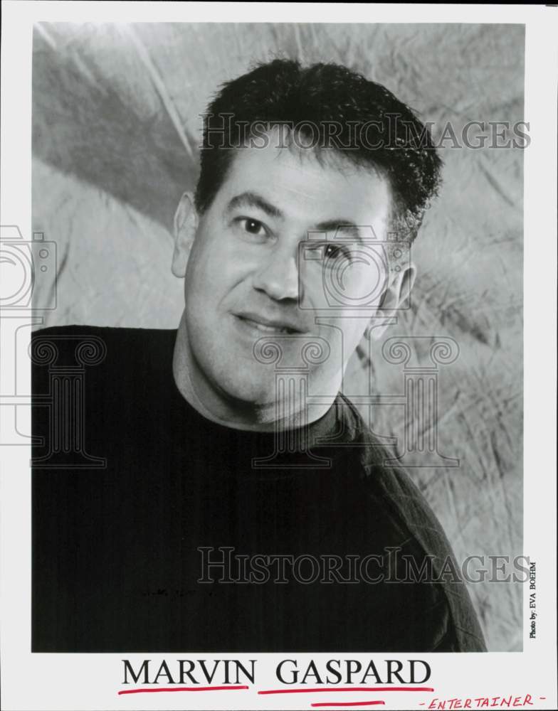 1997 Press Photo Entertainer Marvin Gaspard - hcq45719- Historic Images