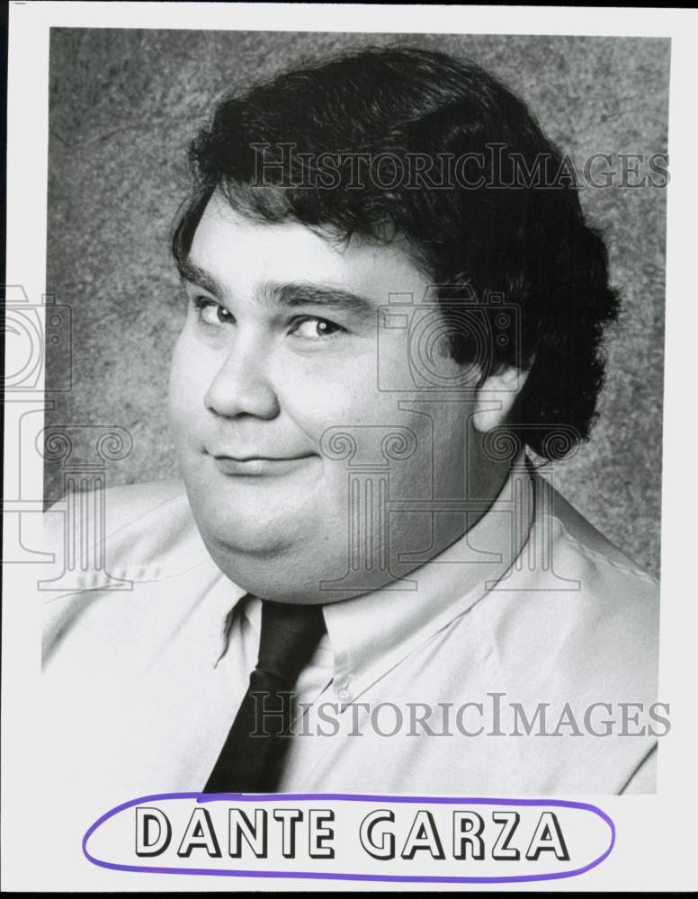 1988 Press Photo Comedian Dante Garza - hcq45721- Historic Images