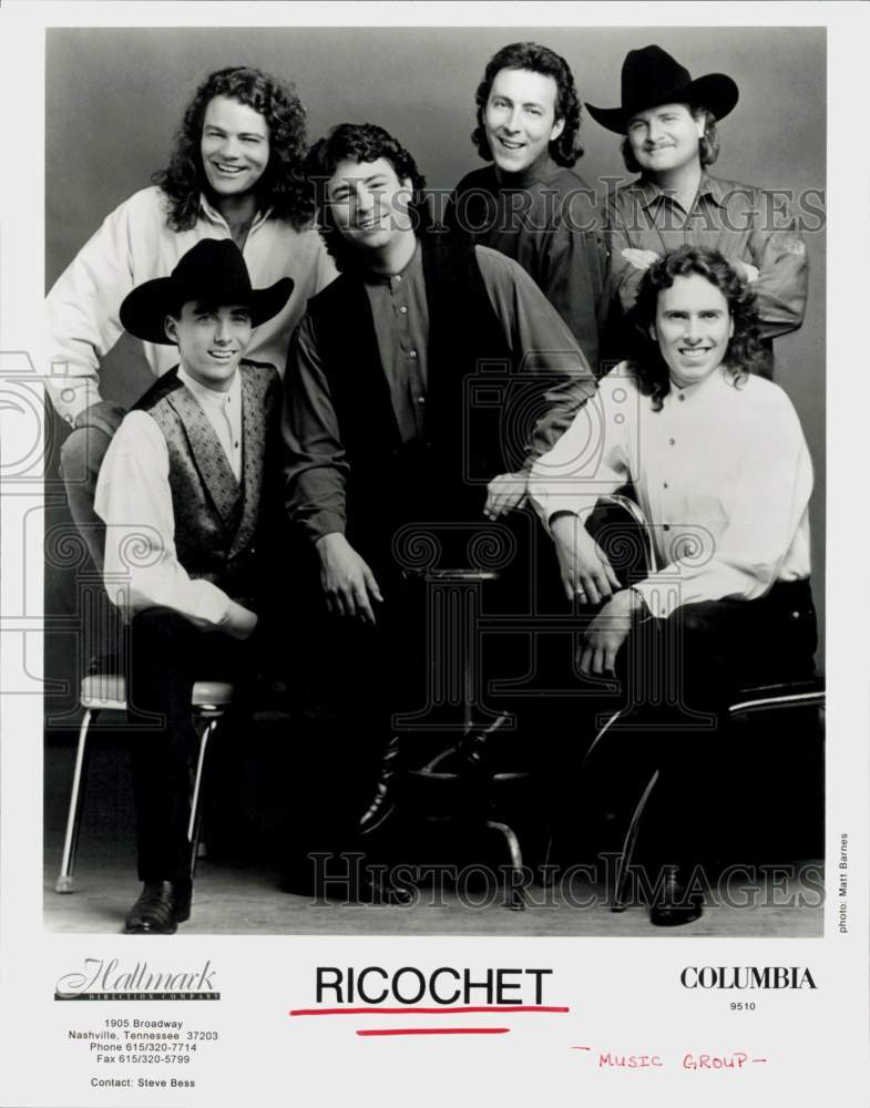 1995 Press Photo Ricochet, Music Group - hcq45750- Historic Images