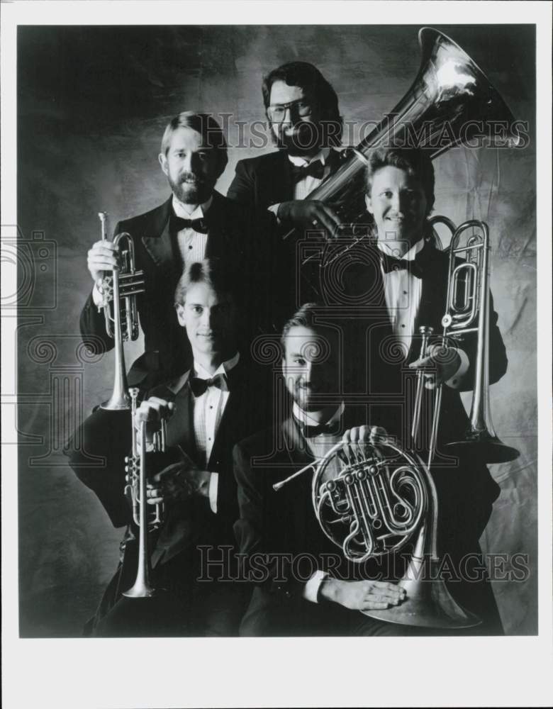 1987 Press Photo Paragon Brass Ensemble - hcq45756- Historic Images