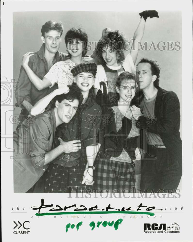 1985 Press Photo The Parachute Club, &quot;At the Feet of the Moon&quot; - hcq45757- Historic Images