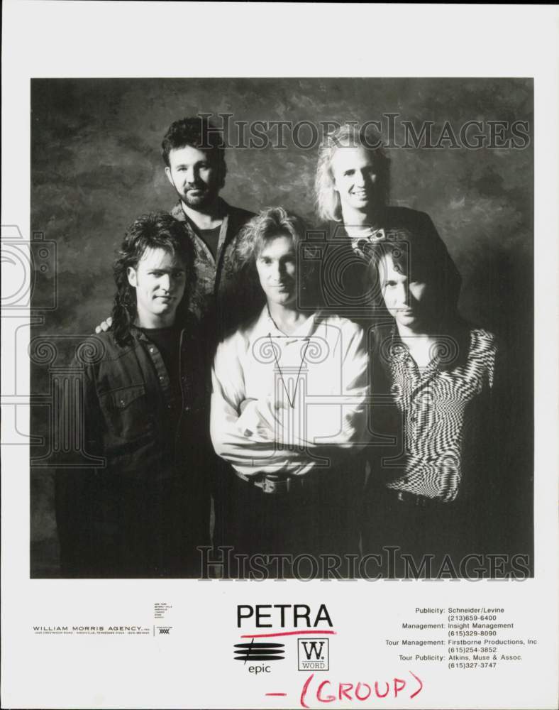 Press Photo Petra, Music Group - hcq45762- Historic Images