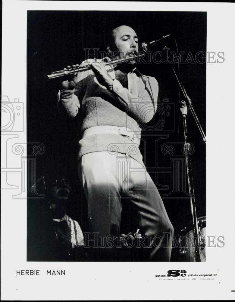 1973 Press Photo Musician Herbie Mann - hcq45775- Historic Images