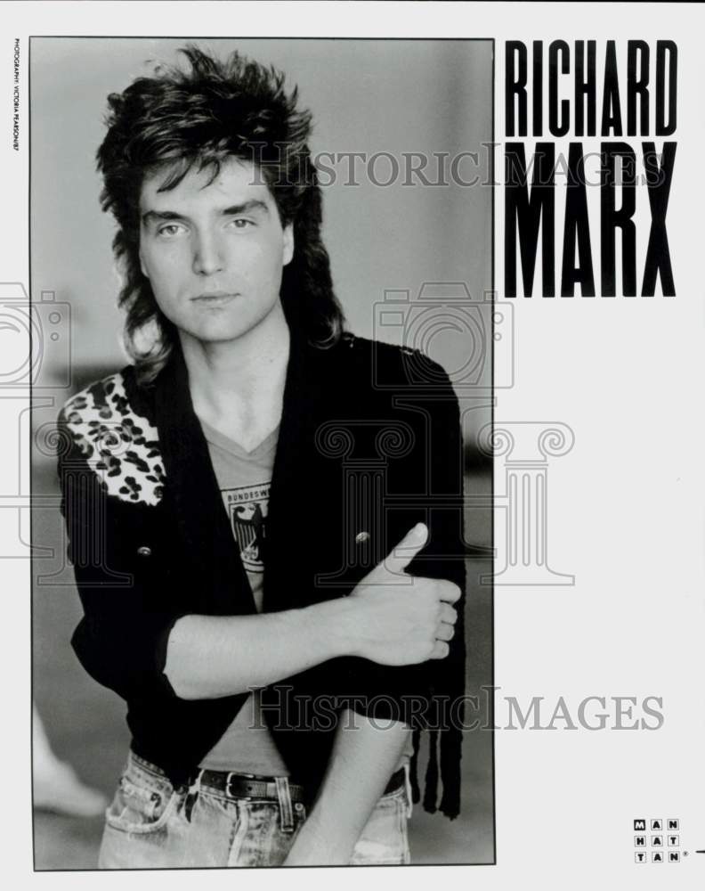 1987 Press Photo Singer Richard Marx - hcq45792- Historic Images