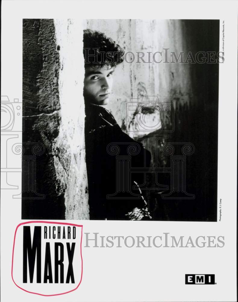 1989 Press Photo Singer Richard Marx - hcq45794- Historic Images