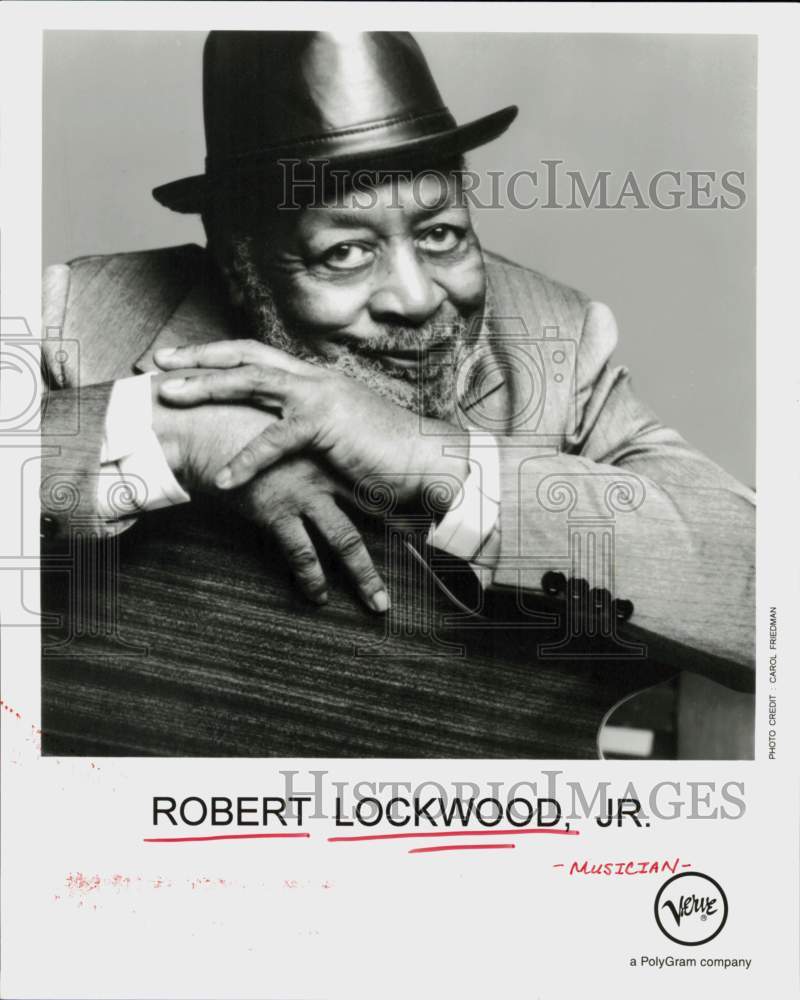 1998 Press Photo Musician Robert Lockwood, Jr. - hcq45802- Historic Images