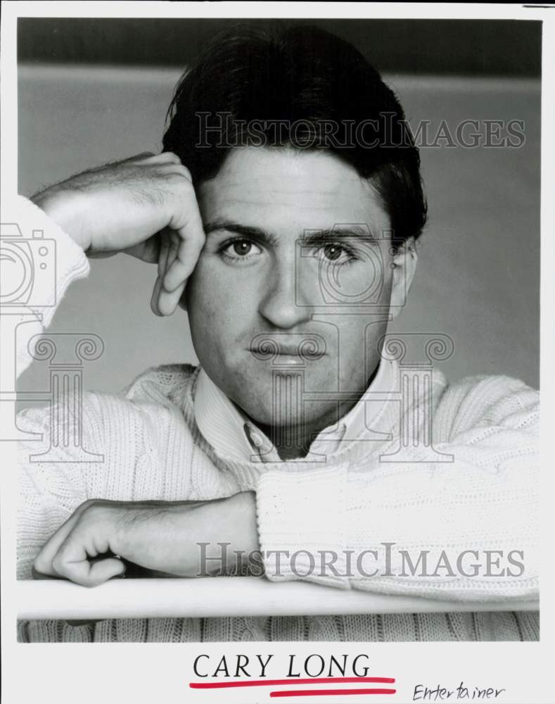 1992 Press Photo Entertainer Cary Long - hcq45804- Historic Images