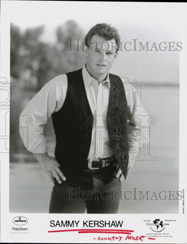 1991 Press Photo Sammy Kershaw, Country Musician - hcq45826- Historic Images