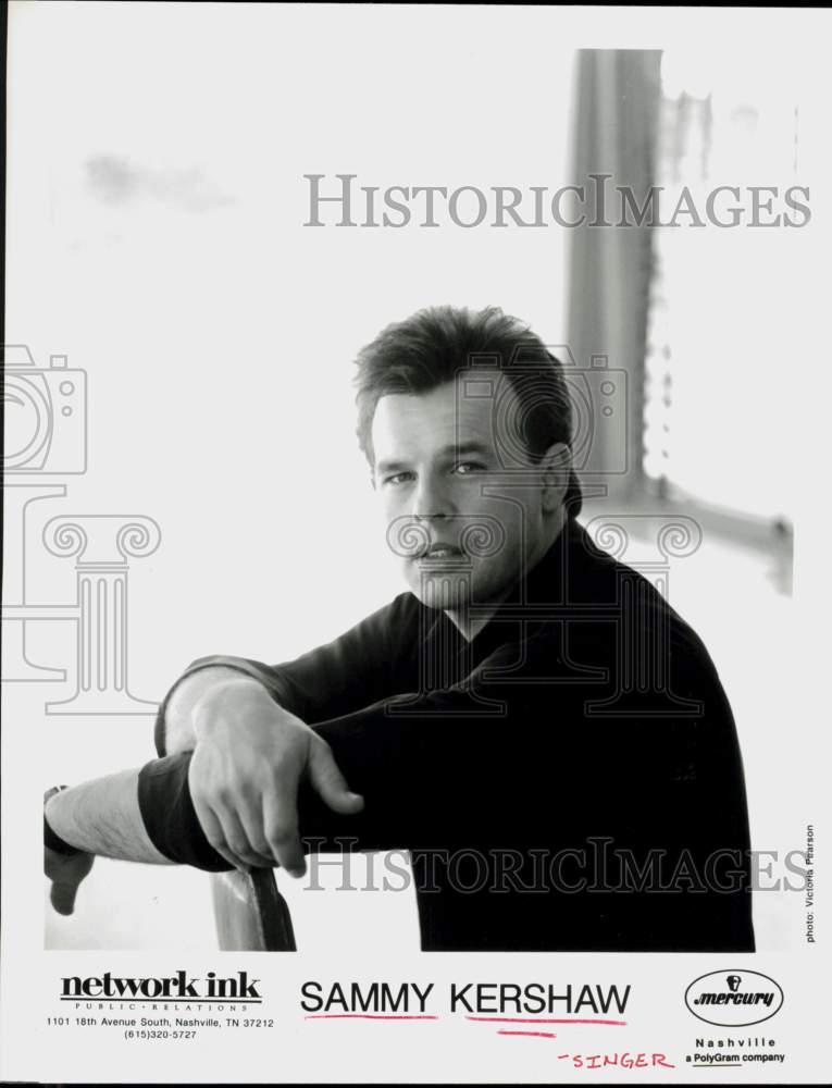 1995 Press Photo Singer Sammy Kershaw - hcq45831- Historic Images