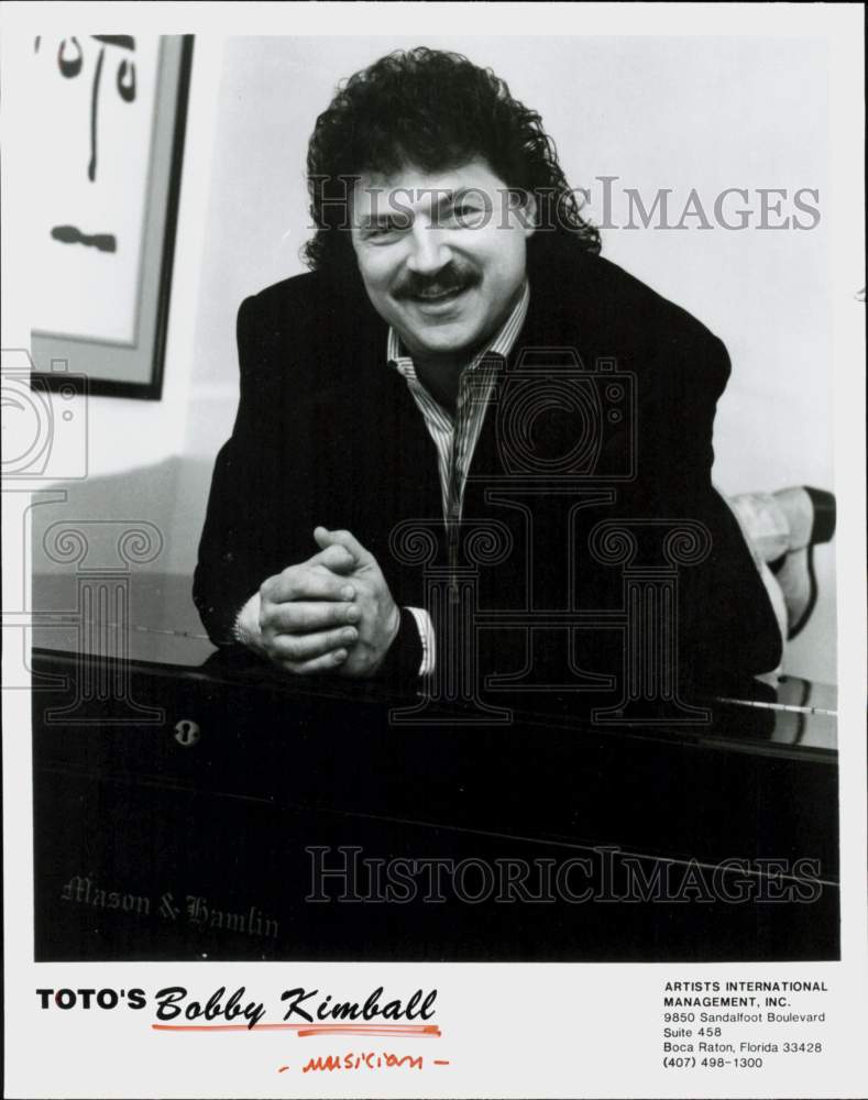 1990 Press Photo Toto&#39;s Bobby Kimball - hcq45843- Historic Images