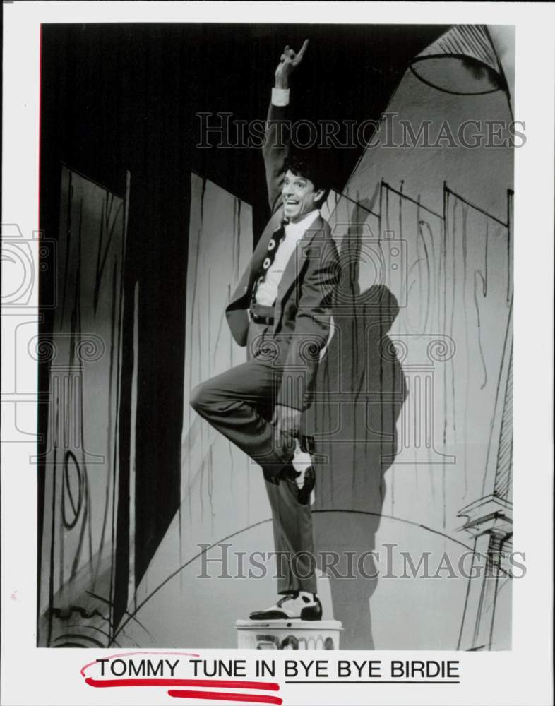 1991 Press Photo Tommy Tune In &quot;Bye Bye Birdie&quot; - hcq45851- Historic Images