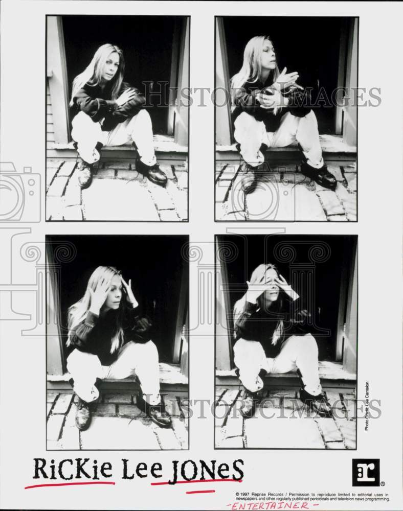 1997 Press Photo Entertainer Rickie Lee Jones - hcq45865- Historic Images