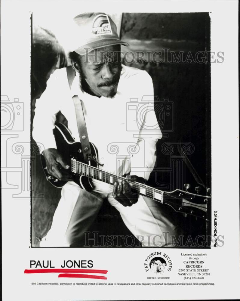 1995 Press Photo Musician Paul Jones - hcq45873- Historic Images