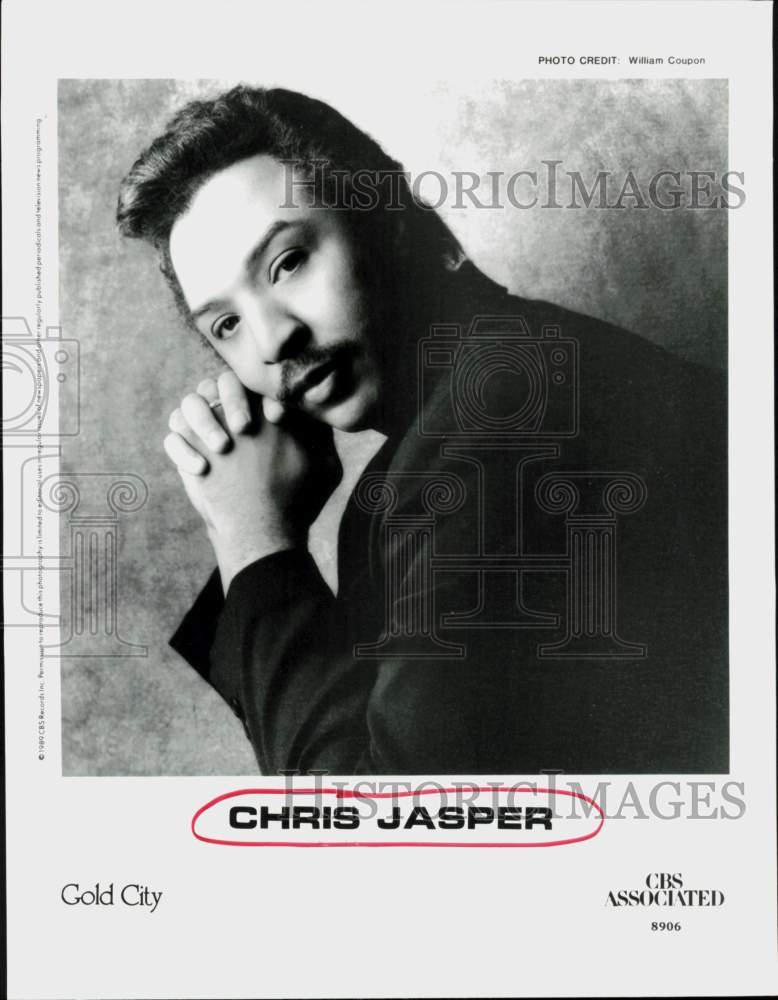 1989 Press Photo Singer Chris Jasper - hcq45876- Historic Images