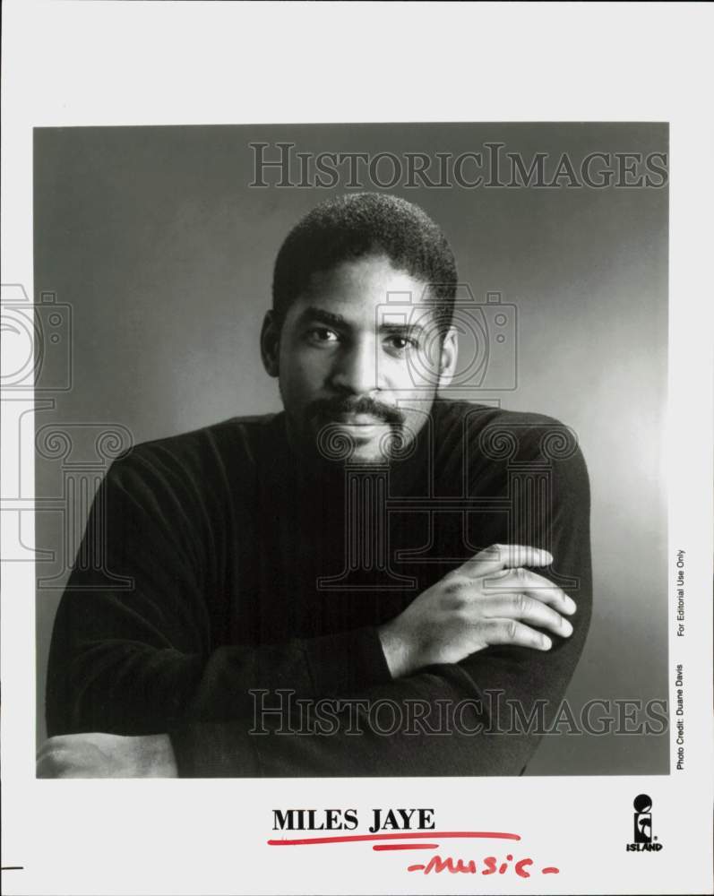 1989 Press Photo Musician Miles Jaye - hcq45877- Historic Images