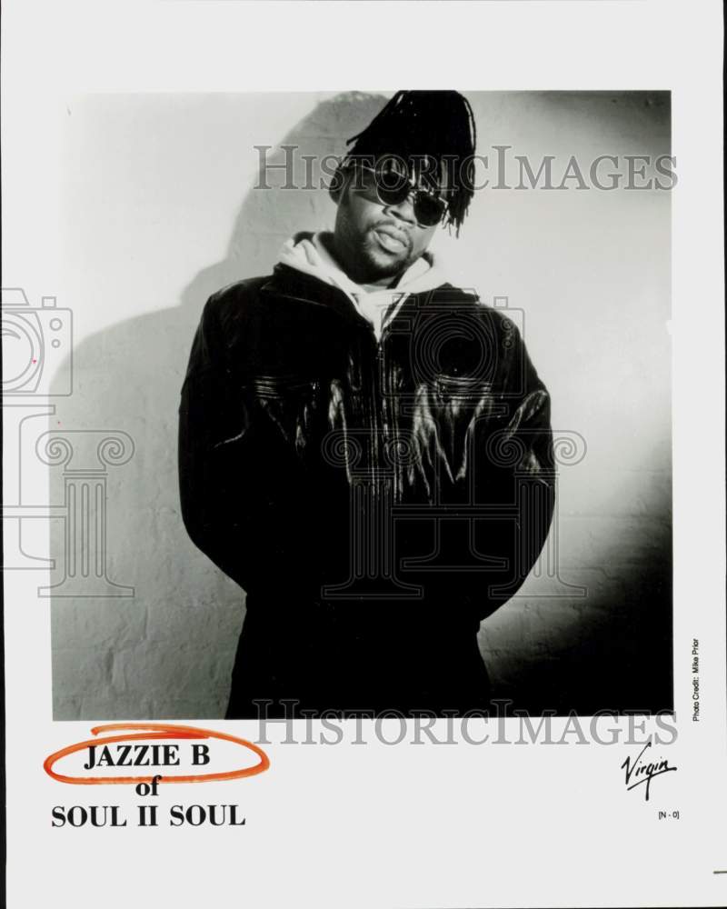 1990 Press Photo Jazzie B of Soul II Soul - hcq45878- Historic Images