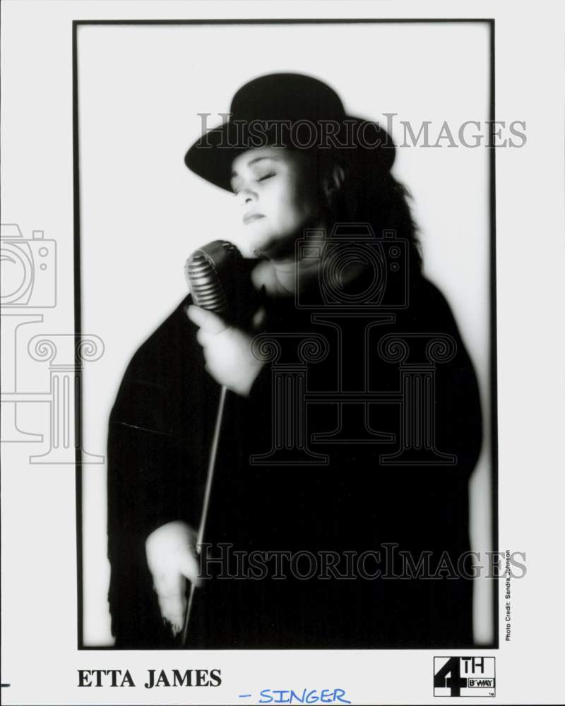 Press Photo Singer Etta James - hcq45888- Historic Images