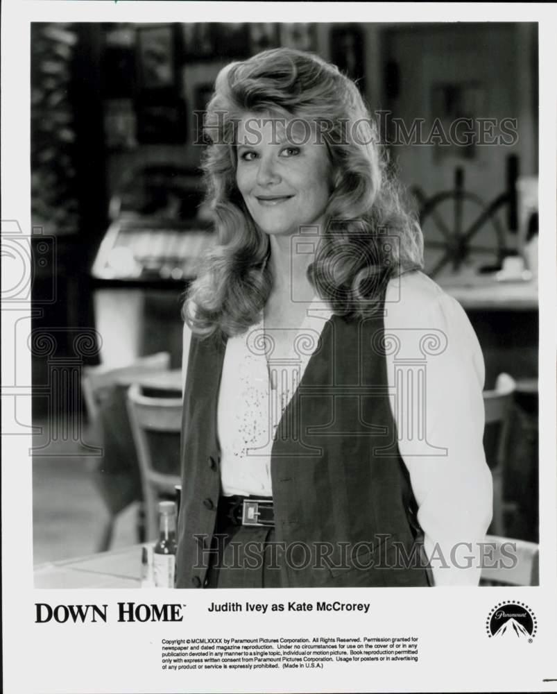 1990 Press Photo Actress Judith Ivey as Kate McCrorey in &quot;Down Home&quot; - hcq45921- Historic Images