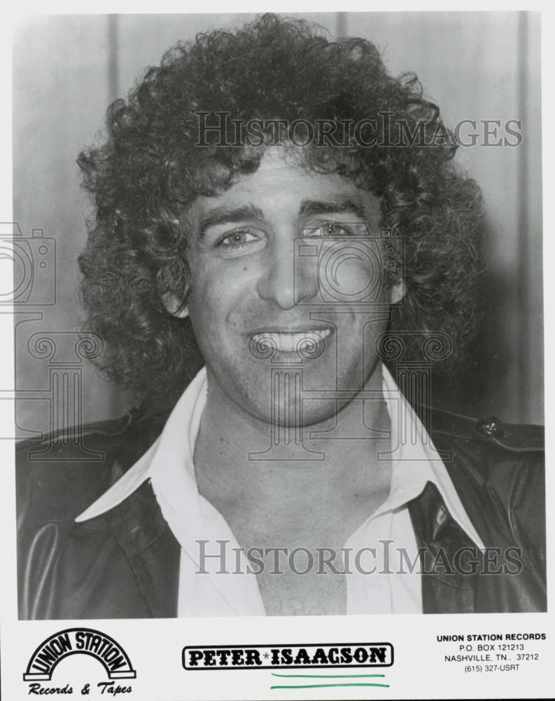 1983 Press Photo Singer Peter Isaacson - hcq45922- Historic Images