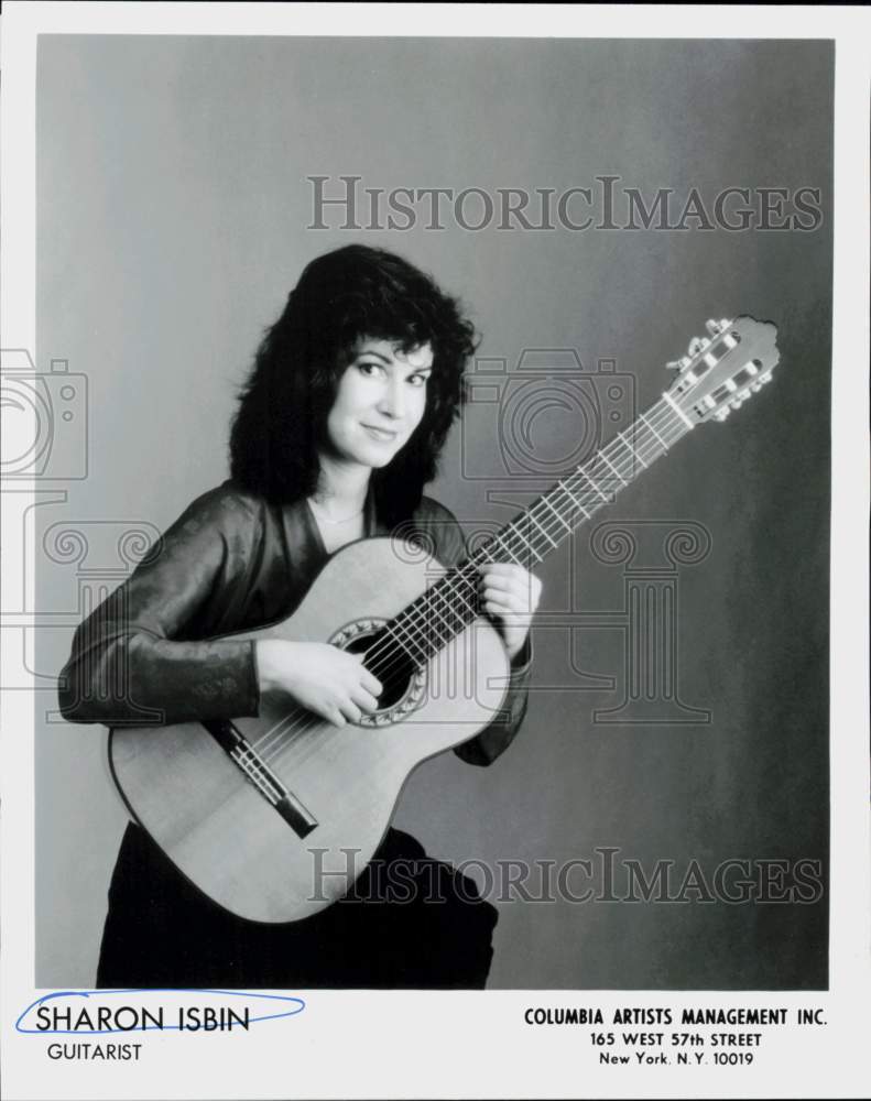 1986 Press Photo Guitarist Sharon Isbin - hcq45929- Historic Images