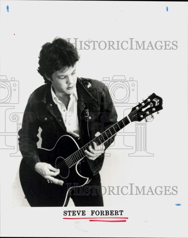 1987 Press Photo Singer-Musician Steve Forbert - hcq45932- Historic Images