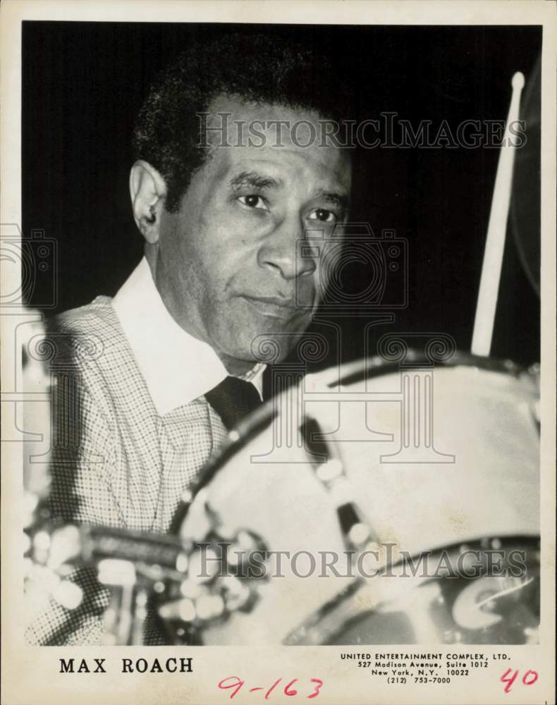 1981 Press Photo Musician Max Roach - hcq45950- Historic Images