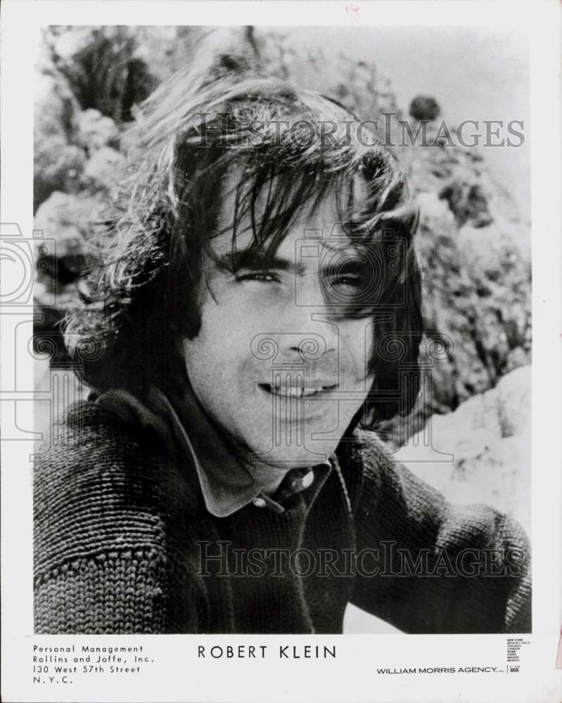 1974 Press Photo Entertainer Robert Klein - hcq45971- Historic Images