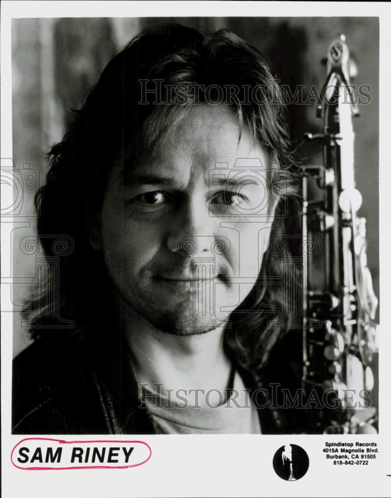 1990 Press Photo Singer Sam Riney - hcq45977- Historic Images