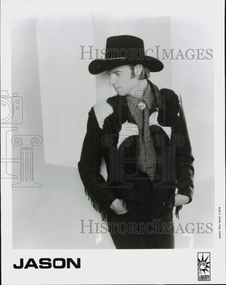 1992 Press Photo Entertainer Jason Ringenberg - hcq45978- Historic Images